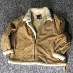 Phat farm jacket 6xl rare crème tan